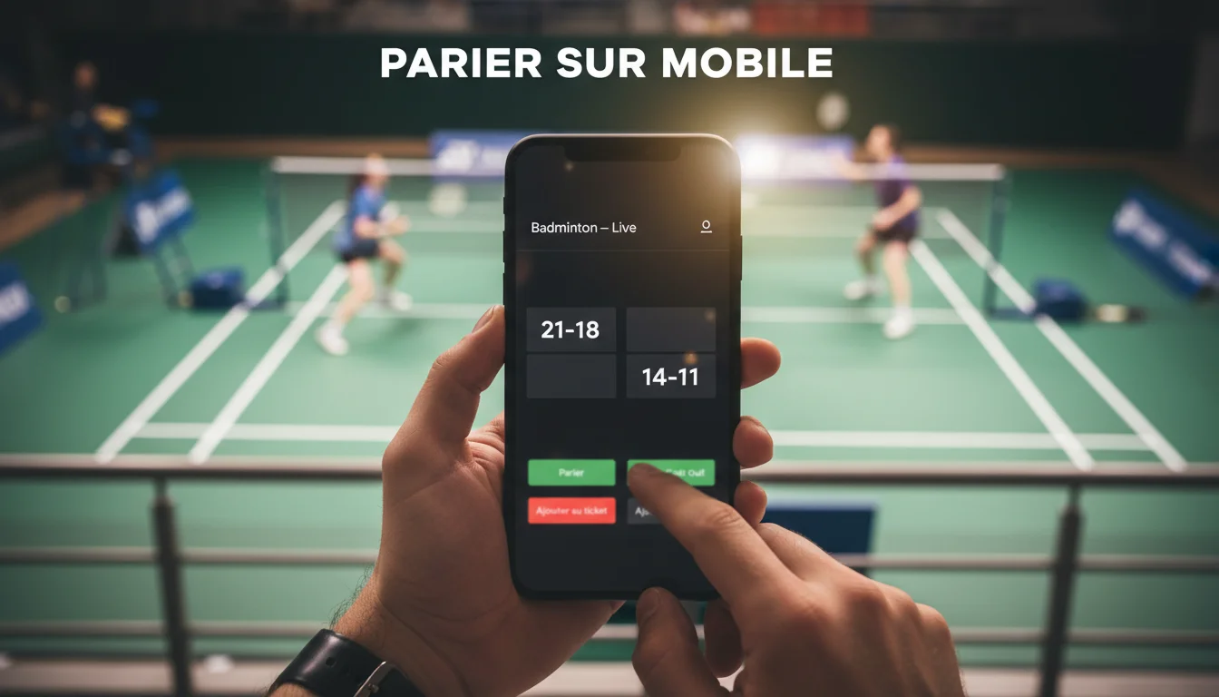 Applications mobiles pour parier sur le badminton